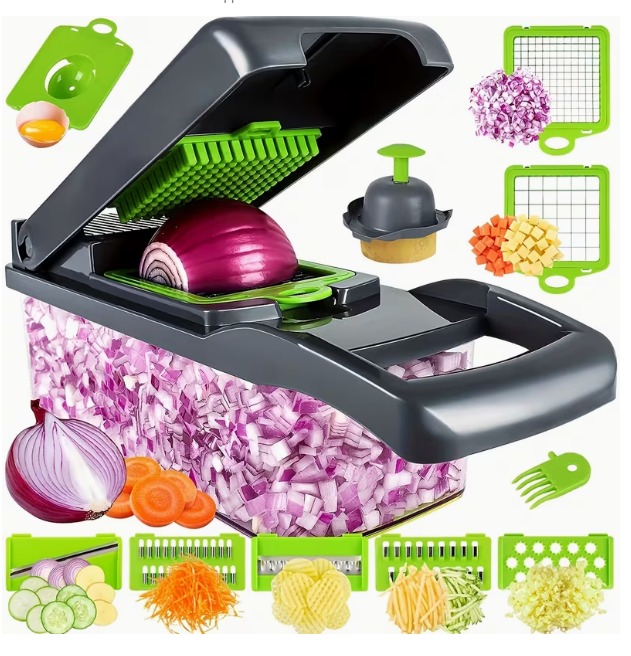 14-in-1 Vegetable Chopper – Quick Kitchen Cutter